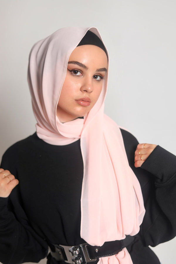 Chiffon Hijab - Pretty Pink
